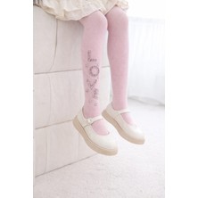 Gigi Giyim Love Işlemeli Kız Çocuk Külotlu Çorap