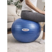 Pilates Topu 65 cm + Şişirme Pompası | Evde Spor & Fitness Egzersiz Topu