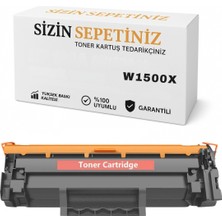 Sizinsepetiniz W1500X Muadil Toner Çipli Yüksek Kapasite | Hp Laserjet M111 / M141 Serisi