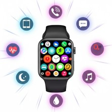 Tekvora Watch 10 Akıllı Saat 45 mm | Büyük Ekran | Gps Destekli | Sağlık & Aktivite Takibi | Ios Android