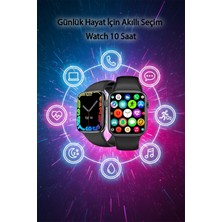 Tekvora Watch 10 45 mm Akıllı Saat | Büyük Ekran | Gps & Sağlık Takibi | Android & Ios Uyumlu