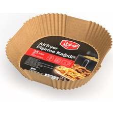 Şeylişeyler-Roll-Up – Airfryer Pişirme Kâğıdı – Kare – 20 cm – 25’li