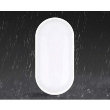 PremiumPort 20W Oval LED Su Geçirmez Tavan Lambası, Bahçe ve Banyo Için Set