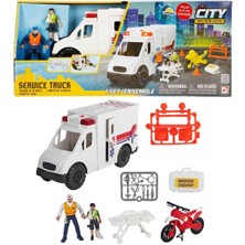 Sunman Sesli ve Işıklı City Mission Şehir Araçları Oyun Seti