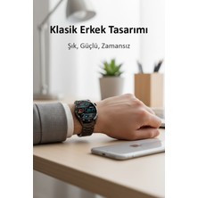 Tekvora Watch 11 Amoled Ekran Erkek Akıllı Saat | Gps & Nfc | Saatten Görüşme | Android Ios Uyumlu