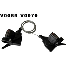 Feyza Design 24 Vitesli Bisiklet Vites Kolu Seti, Yüksek Performanslı ve Dayanıklı