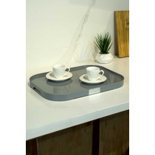 Primanova Mutfak Servis Tepsisi 40X30 cm - Gri