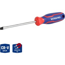 Workpro WP221013 3X75MM Cr-V Profesyonel Düz Tornavida