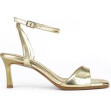 Ziya, Kadın Topuklu Sandalet 161996Z609 Altın