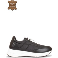 7AdımdaAşk Kadın Deri ve Tekstil Sneaker Ayakkabı 122Y25K13501