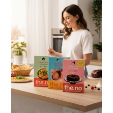 Theno Foods Theno Iki Tuzlu Bir Tatlı Seti - Vegan Omlet, Tava Ekmeği, Yumuşak Kek Toz Karışım
