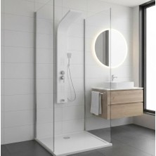 Piero Kuğu Beyaz Duş Paneli, Dikey Duş Sistemi