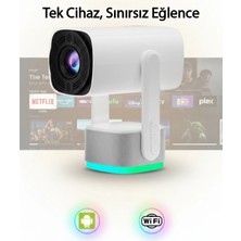 Tekvora 4K Destekli Projeksiyon | Evde Sinema Keyfi | HDMI & USB Girişli