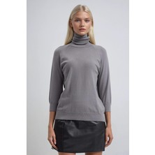 Lijuri Yarım Kol Ince Triko Kazak 1402