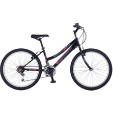 Feyza Design Genç Kız Bisikleti, Siyah Pembe, 140-160 Cm, Eğlenceli ve Şık Tasarım