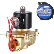 Bmk Electro Ankara Ac 220V DN25 1" Pirinç Selenoid Vana 25MM Orifis Yüksek Basınç Sulama Nemlendirme