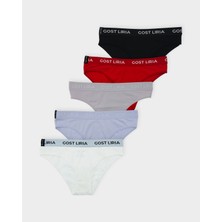 GOST LİRİA Daily Five Slip Külot 5 Li Paket - Çok Renkli