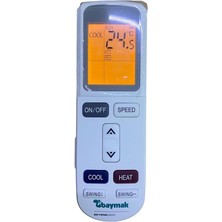 Tayfun Baymak ile Uyumlu Model Ykr-L /201E Inverter Klima Kumandası