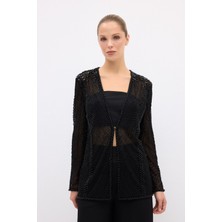 adL Işleme Ceket Siyah 119L9325000