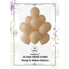 Deniz Kumu 10 Adet 11-12” Iç Mekan Parti Balonu – Sağlığa Zararsız, Baby Shower, Nişan & Doğum Günü