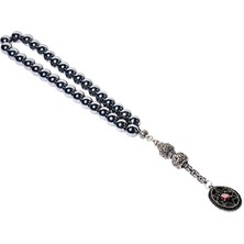 Tudi Silver Terahertz Taşı Gümüş Tesbih