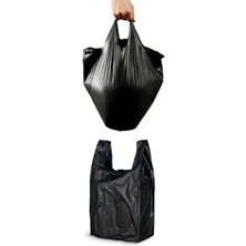 Şeylişeyler-A Kalite Siyah Atlet Poşet – 50×90 cm – Kurban / Yük Poşeti – 1 kg