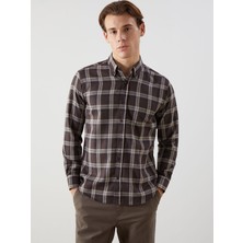 Lc Waikiki Yeni Sezon Slim Fit Uzun Kollu Ekose Erkek Gömlek