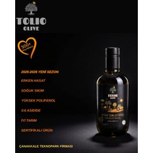 Tolio Olive 2025-26 750 ml 500+ Polifenollü Erken Hasat Soğuk Sıkım Naturel Sızma Zeytinyağ