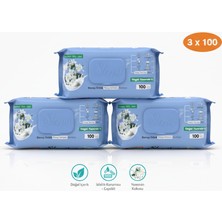 Sleepy Extra Yüzey Temizlik Havlusu Doğal Yasemin Yağı 100 Lü 3 Adet