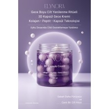 Elynora 3D Kapsül Gece Kremi 150 ml Kolajen Peptit Destekli Cilt Bakımı