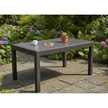 Mandella Show Rattan Masa (Camsız) Eko Kahverengi