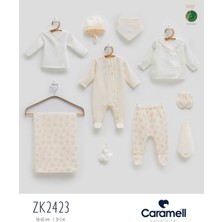 Caramell My Baby Kumsal Müslin Tulumlu 10 Lu Hastane Cıkısı 2423
