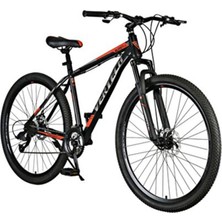 Feyza Design Snoop 4.3 Erkek Dağ Bisikleti 29 Jant 24 Vites Siyah Kırmızı Gri