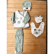 Baby Turp 5'li Yenidoğan Erkek Bebek Tavşan Ayıcık Kulaklı Hastane Çıkışı - Mint
