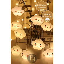 Winnie Baby Bulut LED Işık Aydınlatma Sevimli Bulut Tasarımlı 10 Bulut LED Işıklı Gece Lambası