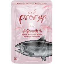 Pramy Mousse Somonlu Pouch Yavru Konserve Kedi Maması 1 Adet 70 gr