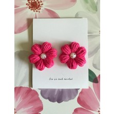 EGOMİ Papatya Örgü Saçsız Bebek Tokası