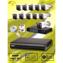 Dahua 2 Mp 11 Kameralı Ip / Bullet Full Paket
