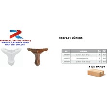 Mobilya Koltuk Sehba Çekyat Için Rafsteel Plastik Lükens Ayak