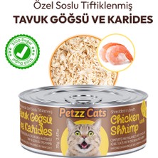 Petzzcats Tavuk  Karides Konserve Kedi Maması 1 Adet 70 gr