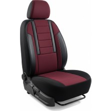 Mevlüt Öztürk Oto Kılıfları Fiat Doblo Ile Uyumlu Tam Set Oto Koltuk Kılıfı Arka Koltuk 2+1 Favori Serisi Bordo