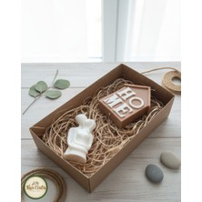 Han Crafts Sarılan Çift ve Home Temalı Dekoratif Mum Seti