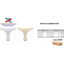 Mobilya Koltuk Ranza Çekyat Sehba Için Rafsteel Plastik Lükens Ayak
