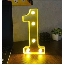 PremiumPort 3D LED Işıklı Büyük Boy Harf Dekoratif Aydınlatma