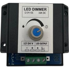 Aflex Manuel LED Dimmer 12-24V 20A Dc Dimmer 12-24 Volt Şerit LED Dimmer