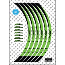 Grippatch Honda ADV350 Uyumlu Jant Şeridi - Yeşil-Siyah