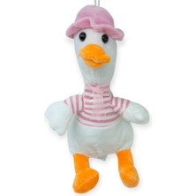 Halley Peluş Sevimli Hayvanlar 25 cm - Pembe Ördek