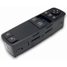 Rockswell Mercedes A-Class W169 04>12 B-Class W245 05>11 Ayna Katlamalı Cam Açma Kapama Düğmesi Ön Sol Cam