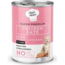 Chefs Choice Chefs Chıoice Kitten Tavuklu Ezme Yavru Konserve Kedi Maması 1 Adet 400 gr