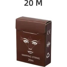 Elea Kaş Işaretleme ve Haritalandırma Tasarım Ipi Açık Kahve 20 Metre